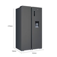 Americká chladnička FSS559NEI42D + zákuka 12 rokov na kompresor 